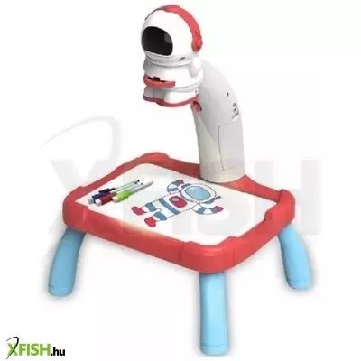 rajzasztal asztronauta formájú projektorral