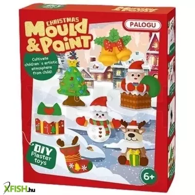 Karácsonyi hűtőmágnes készítő szett