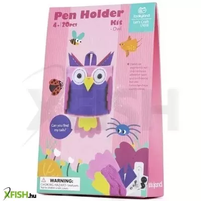 Tooky Toy: Készítsd magad bagoly ceruzatartó - 20 db-os