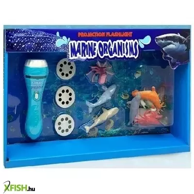Projektoros zseblámpa állatfigurákkal - tengeri állatok