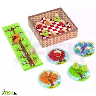 Tooky Toy: Mókus a gyümölcsösben fa játék