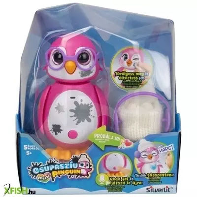 silverlit: csupaszív mini pingvin - rózsaszín