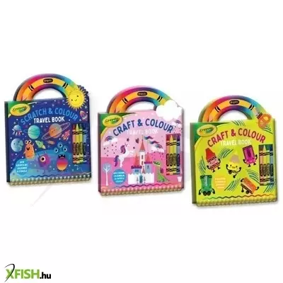 Crayola: Spirálos úti foglalkoztató könyv - többféle