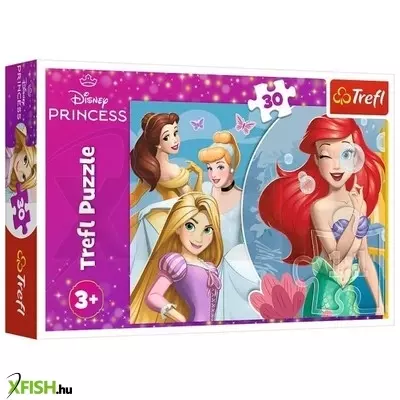 Trefl: Csodálatos Disney hercegnők - 30 darabos puzzle