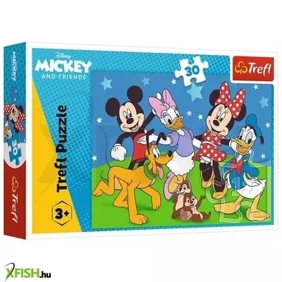 Trefl: Mickey egér és barátai - 30 darabos puzzle