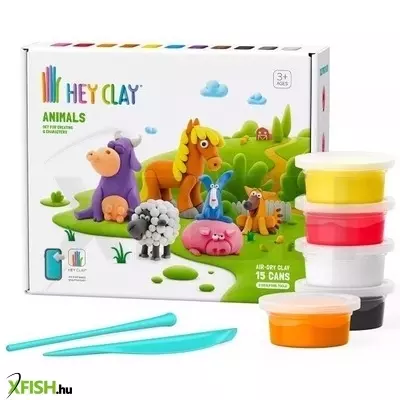 hey clay gyurma szett: állatok