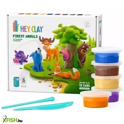 Hey Clay gyurma szett: Erdei állatok