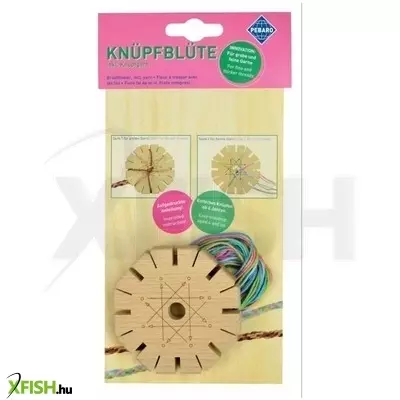 Csomózó készlet virág formával és zsinórokkal