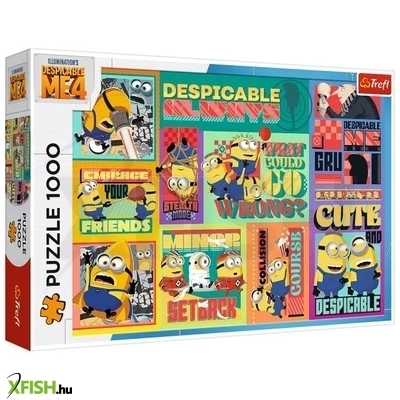 Trefl: Gru és Minyonok puzzle - 1000 darabos