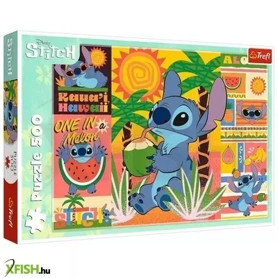 Trefl: Stitch nyaralása puzzle - 500 darabos