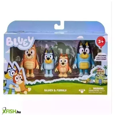 Bluey: Család figura szett - 4 db-os