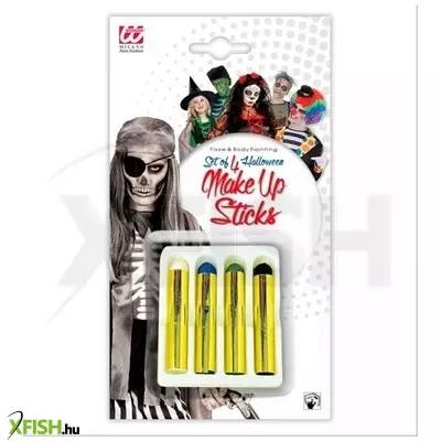 Halloween-i arcfestő stift készlet - 4 db-os