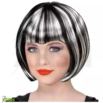 Halloween-i paróka - Fekete-fehér