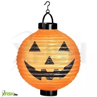 világító töklámpás - 20 cm