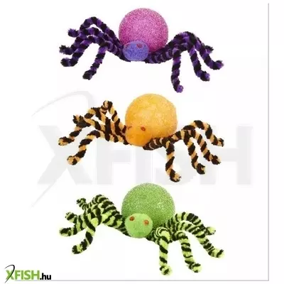 Világító pók dekoráció, 30 cm - többféle