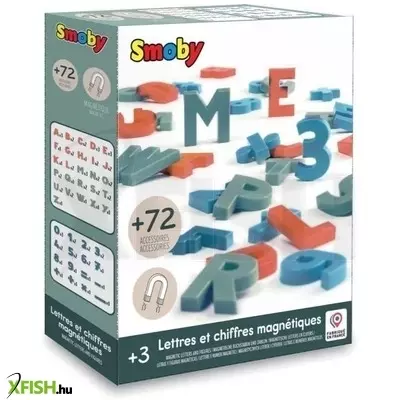 Smoby: Mágneses számok és betűk - 72 darabos