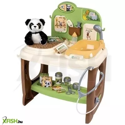 Smoby: Állatorvosi rendelő játékszett - 19 db-os, pandával