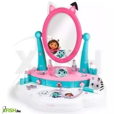 Smoby: Gabi babaháza szépségszett fésülködőasztal
