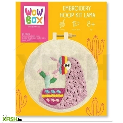 wow box: hímzőkészlet - láma