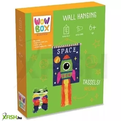 Wow Box: Csináld magad makramé fali dísz - Rakéta