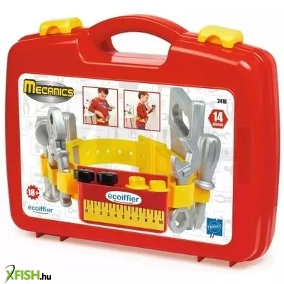 Écoiffier: Mechanics szerelő koffer - 14 db-os