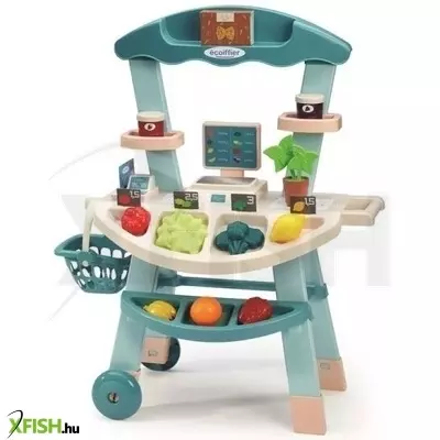 Écoiffier: Zöldséges stand játékkészlet - 22 db-os