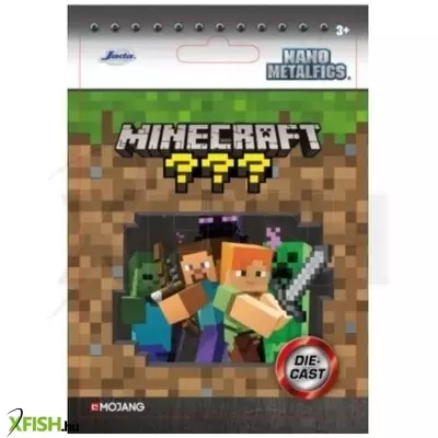 Jada Toys: Minecraft meglepetés nanofigura, 4 cm - 1. széria