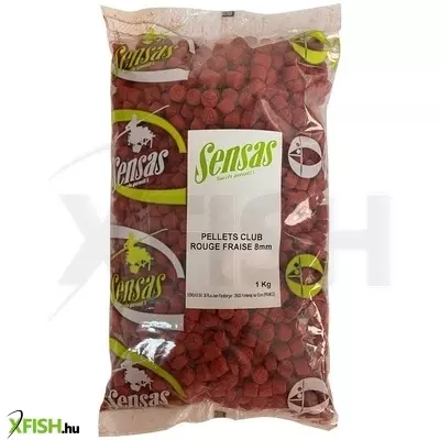Sensas Etetőpellet Club Rouge Fraise 8 Mm - 20 Kg
