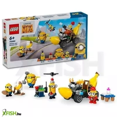 lego® gru 4. minyonok és banánautó 75580