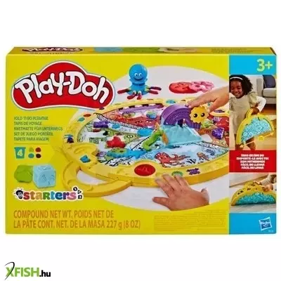 Play-Doh: Fold N Go hordozható játszószőnyeg és gyurmakészlet