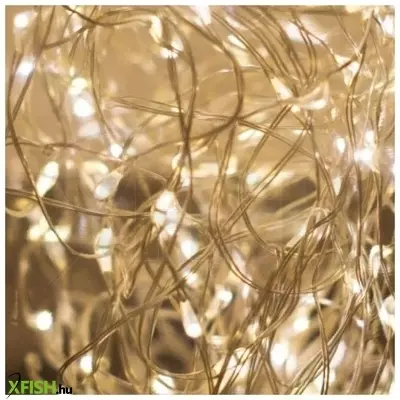 Dekortrend: Tündérfény dekorfüzér, 50 LED, meleg fehér fény
