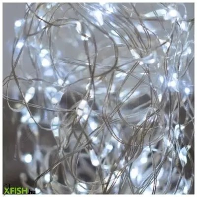 Dekortrend: Tündérfény dekorfüzér, 50 LED, hideg fehér fény
