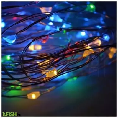 Dekortrend: Tündérfény dekorfüzér, 50 LED, multicolor