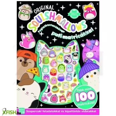 Squishmallows: Foglalkoztatókönyv pufi matricákkal