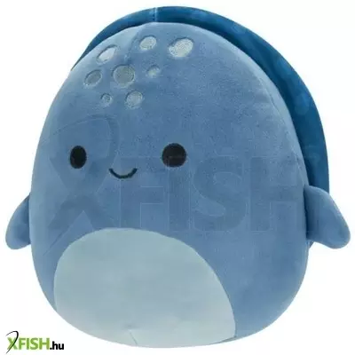 Squishmallows: Truman, a sötétkék bőrhátú teknős plüssfigura - 20 cm
