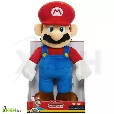 Super Mario: Mario óriás plüssfigura - 50 cm