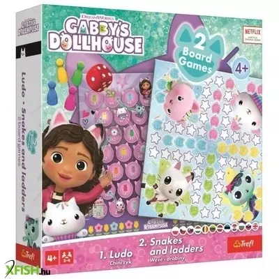 gabi babaháza: 2 az 1-ben társasjáték