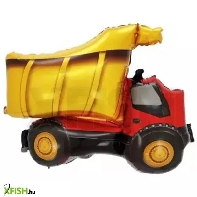 Dömper alakú fólia lufi - 53 x 70 cm