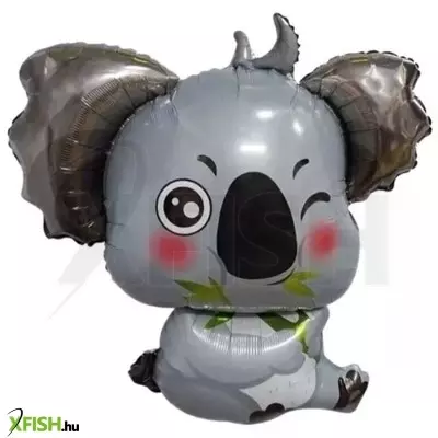 Koala alakú fólia lufi - 66 x 65 cm