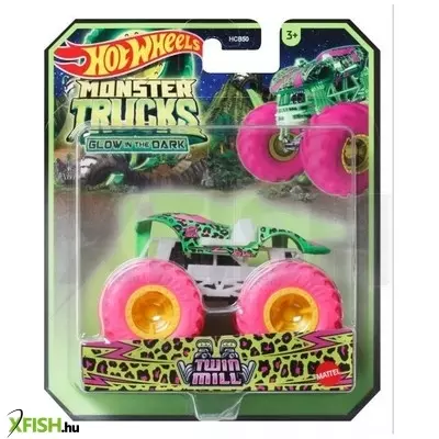 Hot Wheels: Sötétben világító Monster Trucks - Twin Mill