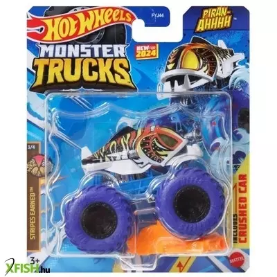 Hot Wheels Monster Trucks: Piran-Ahhhhh kisautó, 1:64