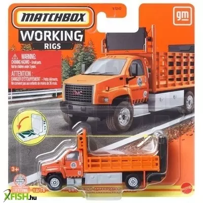 Matchbox: Working Rigs - GMC 3500 Attenuator Truck kisautó