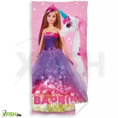 Barbie: Born to Dream fürdőlepedő, pamut - 70 x 140 cm