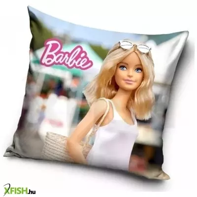barbie: stílusos párnahuzat, poliészter - 40 x 40 cm