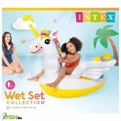 Intex: Unikornis lovagló matrac - 226 x 173 cm