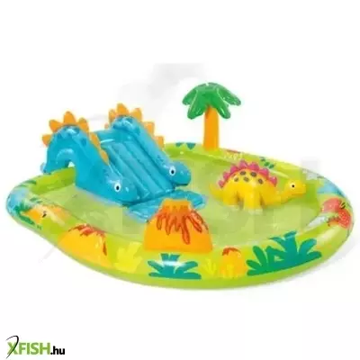 Intex: Kicsi dinó felfújható vizes játszótér - 191 x 152 x 58 cm