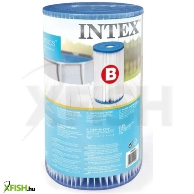 Intex: B típusú szűrőbetét papírszűrős vízforgatóhoz