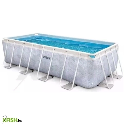 Intex: Szögletes fémvázas medence - 400 x 200 x 100 cm