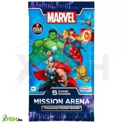 Marvel Mission Arena gyűjthető kártya - 5 db-os