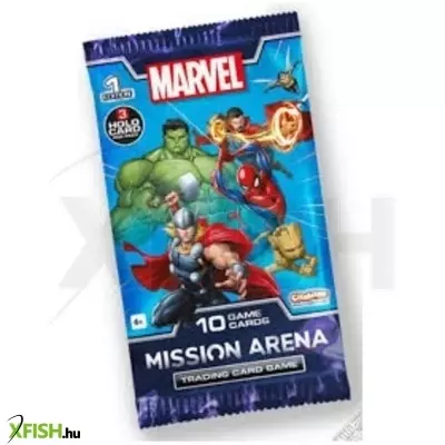 Marvel Mission Arena gyűjthető kártya - 10 db-os
